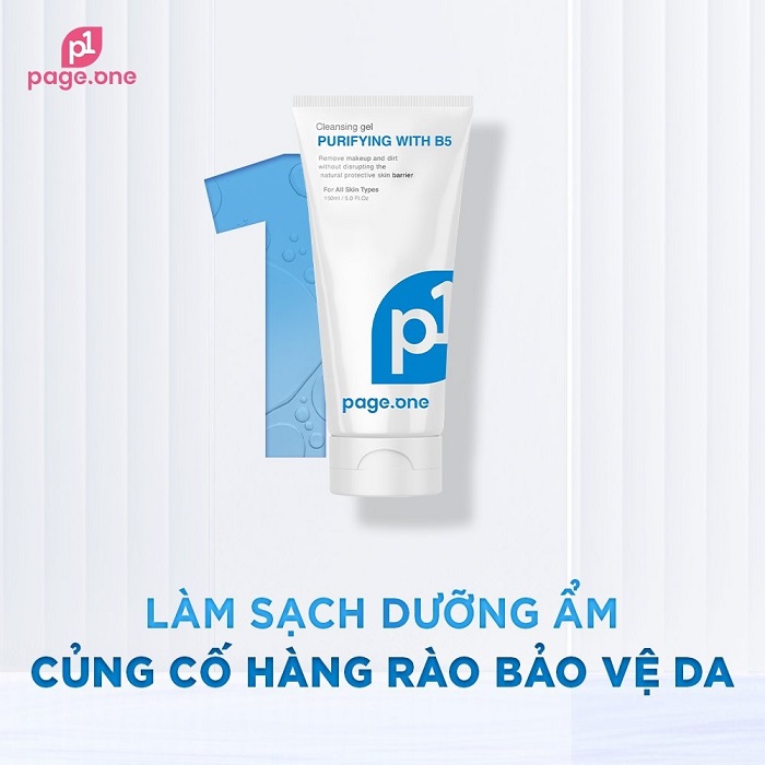 Gel rửa mặt PageOne làm sạch sâu mà không gây khô da