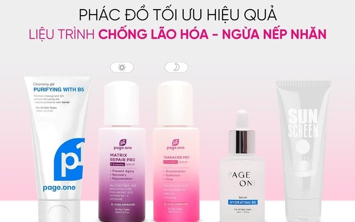 Mỹ phẩm Page One dao động từ vài chục nghìn đồng đến hơn 1 triệu đồng Mỹ phẩm Page One dao động từ vài chục nghìn đồng đến hơn 1 triệu đồng