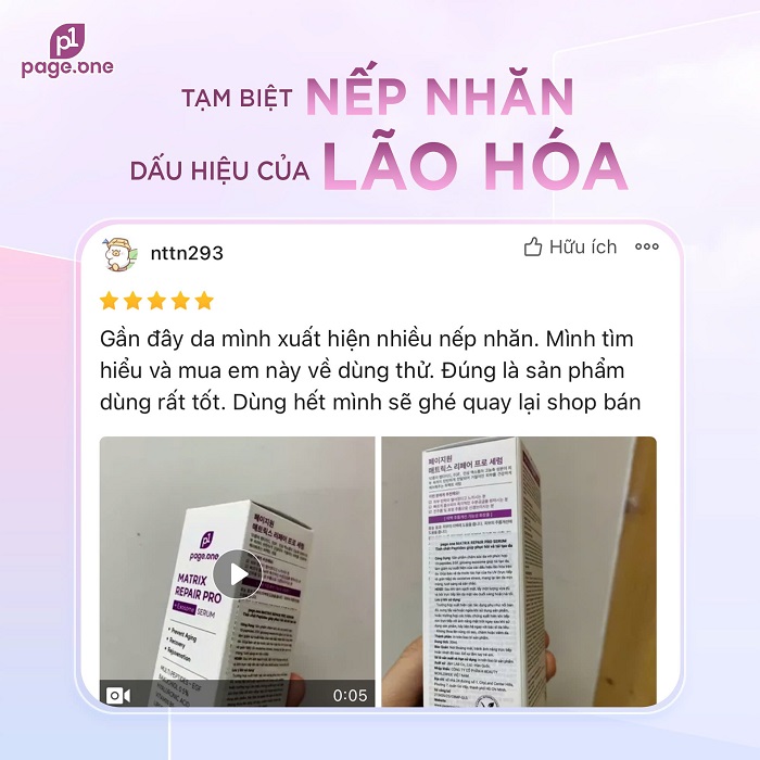 Hiệu quả nhanh chóng chỉ trong 6 tuần sử dụng đều đặn 